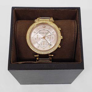 Michael Kors Women's Parker Rose Gold-Tone Watch